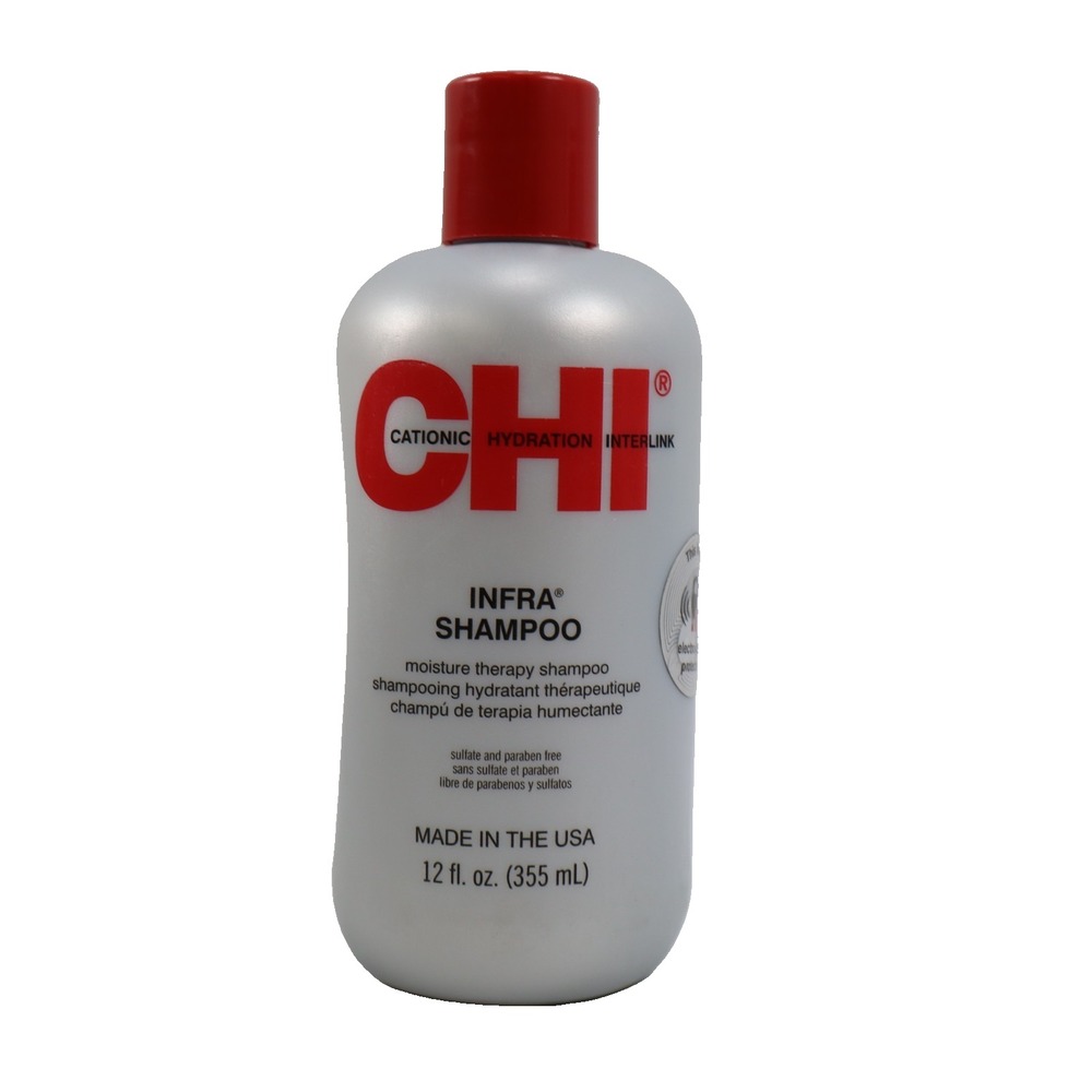 CHI INFRA Moisture Therapy Shampoo Unisex, Sulfate & Paraben Free 12 oz